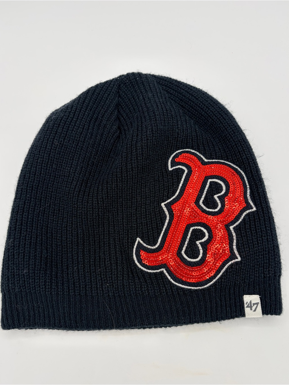 47 brand Boston Red Sox women’s sequence, sparkle knit beanie skull cap